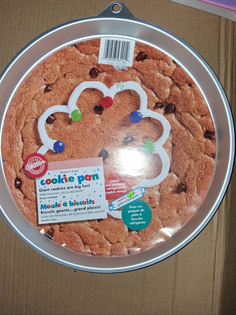 Wilton Silver Round Giant Cookie Pan - Aluminum Baking Pan